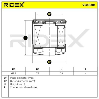 Filtr Oleju RIDEX 7O0018 7O0018 - foto 6