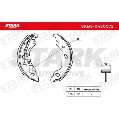 Klocki hamulcowe Stark SKBS-0450072 SKBS-0450072 - foto 5