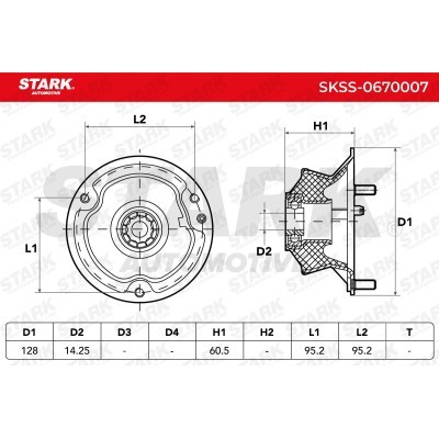 Mocowanie Amortyzatora Stark SKSS-0670007 SKSS-0670007 - foto 3