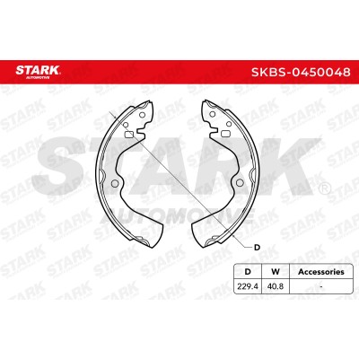 Klocki hamulcowe Stark SKBS-0450048 SKBS-0450048 - foto 6