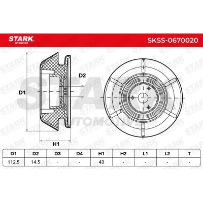 Mocowanie Amortyzatora Stark SKSS-0670020 SKSS-0670020 - foto 5