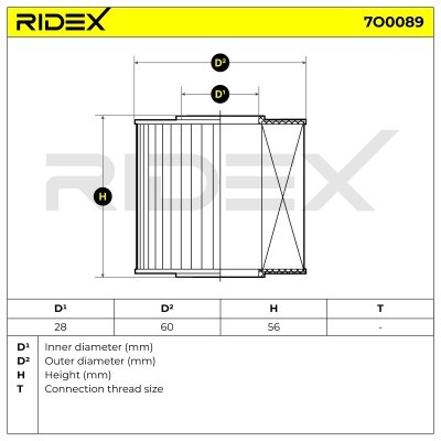 Filtr Oleju RIDEX 7O0089 7O0089 - foto 7