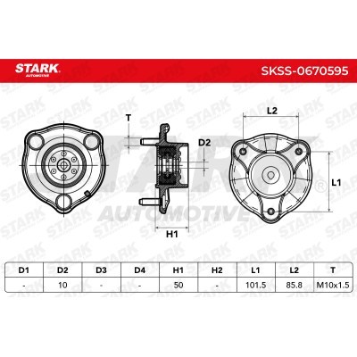 Mocowanie Amortyzatora Stark SKSS-0670595 SKSS-0670595 - foto 5