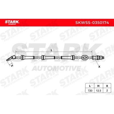 Czujnik ABS Stark SKWSS-0350174 SKWSS-0350174 - foto 5