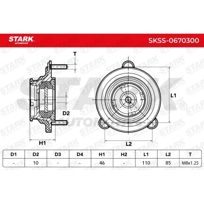 Mocowanie Amortyzatora Stark SKSS-0670300 SKSS-0670300 - foto 5