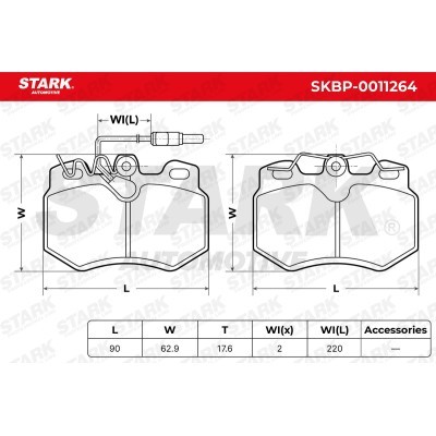 Klocki hamulcowe Stark SKBP-0011264 SKBP-0011264 - foto 7