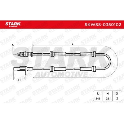 Czujnik ABS Stark SKWSS-0350102 SKWSS-0350102 - foto 2