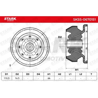 Mocowanie Amortyzatora Stark SKSS-0670151 SKSS-0670151 - foto 6