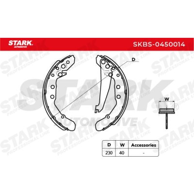 Klocki hamulcowe Stark SKBS-0450014 SKBS-0450014 - foto 5