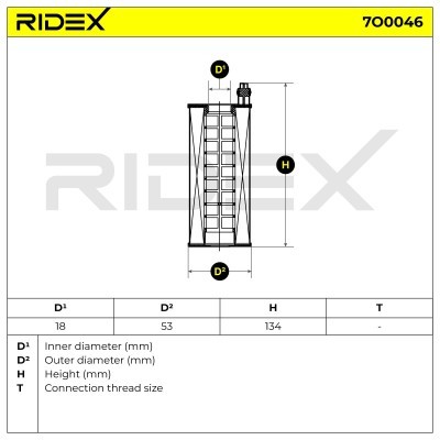 Filtr Oleju RIDEX 7O0046 7O0046 - foto 6