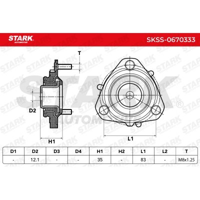 Mocowanie Amortyzatora Stark SKSS-0670333 SKSS-0670333 - foto 5