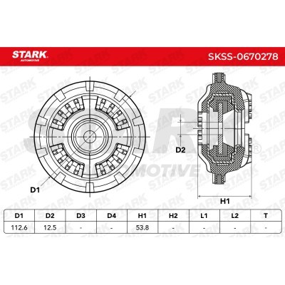 Mocowanie Amortyzatora Stark SKSS-0670278 SKSS-0670278 - foto 5