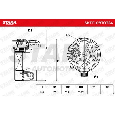 Filtr Paliwa Stark SKFF-0870324 SKFF-0870324 - foto 5