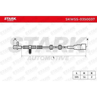 Czujnik ABS Stark SKWSS-0350037 SKWSS-0350037 - foto 2
