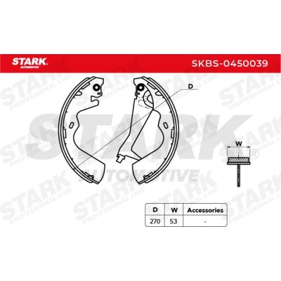 Klocki hamulcowe Stark SKBS-0450039 SKBS-0450039 - foto 5