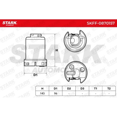 Filtr Paliwa Stark SKFF-0870157 SKFF-0870157 - foto 5