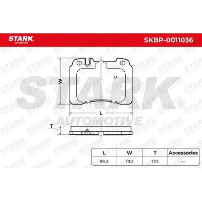 Klocki hamulcowe Stark SKBP-0011036 SKBP-0011036 - foto 3