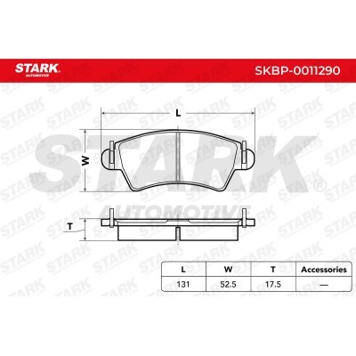 Klocki hamulcowe Stark SKBP-0011290 SKBP-0011290 - foto 5
