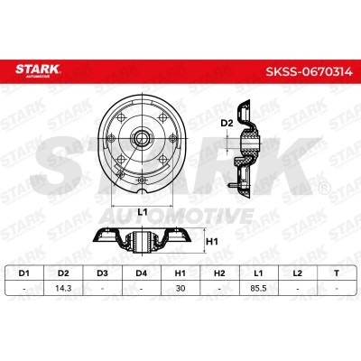 Mocowanie Amortyzatora Stark SKSS-0670314 SKSS-0670314 - foto 5