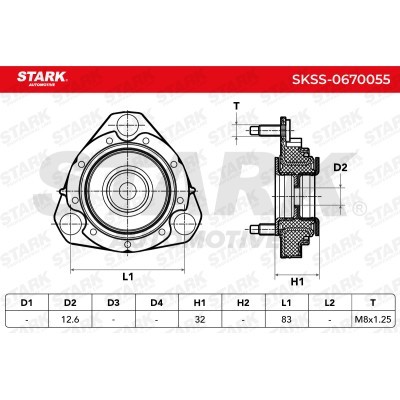 Mocowanie Amortyzatora Stark SKSS-0670055 SKSS-0670055 - foto 5