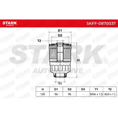 Filtr Paliwa Stark SKFF-0870037 SKFF-0870037 - foto 5