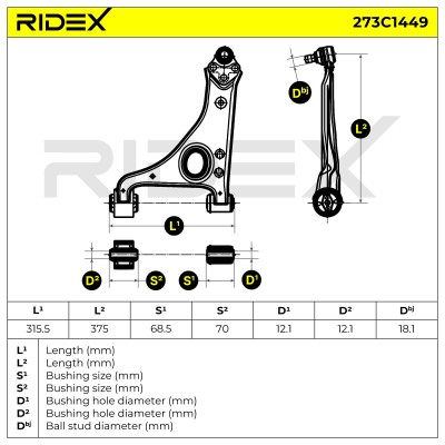 Wahacz RIDEX 273C1449 273C1449 - foto 6