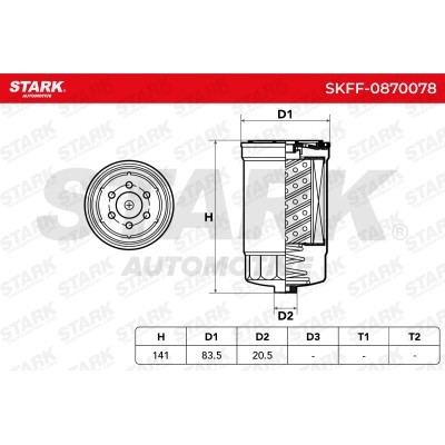 Filtr Paliwa Stark SKFF-0870078 SKFF-0870078 - foto 6