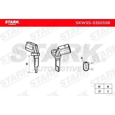 Czujnik ABS Stark SKWSS-0350108 SKWSS-0350108 - foto 3