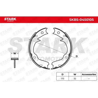 Klocki hamulcowe Stark SKBS-0450105 SKBS-0450105 - foto 4