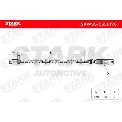 Czujnik ABS Stark SKWSS-0350176 SKWSS-0350176 - foto 6