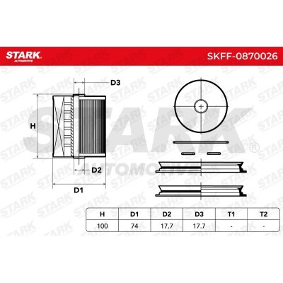 Filtr Paliwa Stark SKFF-0870026 SKFF-0870026 - foto 6