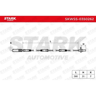 Czujnik ABS Stark SKWSS-0350262 SKWSS-0350262 - foto 5