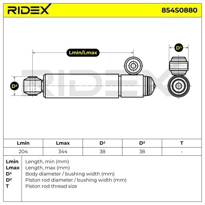 Amortyzator RIDEX 854S0880 854S0880 - foto 8