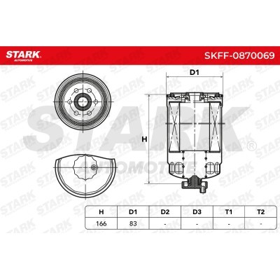 Filtr Paliwa Stark SKFF-0870069 SKFF-0870069 - foto 5