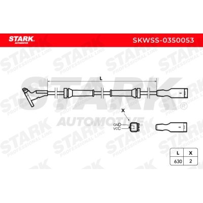 Czujnik ABS Stark SKWSS-0350053 SKWSS-0350053 - foto 4