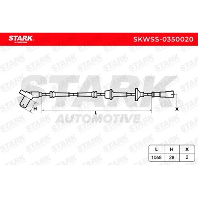 Czujnik ABS Stark SKWSS-0350020 SKWSS-0350020 - foto 3