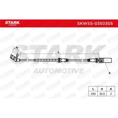 Czujnik ABS Stark SKWSS-0350305 SKWSS-0350305 - foto 6