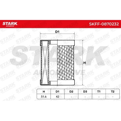 Filtr Paliwa Stark SKFF-0870232 SKFF-0870232 - foto 5