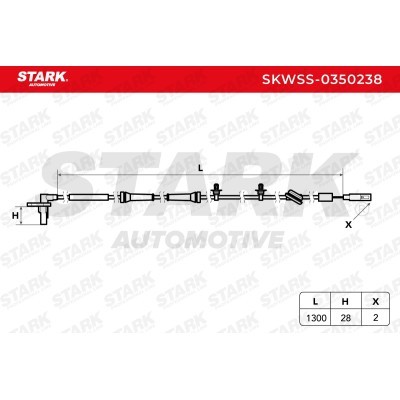 Czujnik ABS Stark SKWSS-0350238 SKWSS-0350238 - foto 4