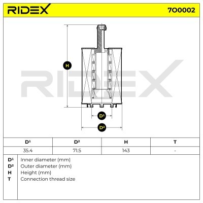 Filtr Oleju RIDEX 7O0002 7O0002 - foto 6