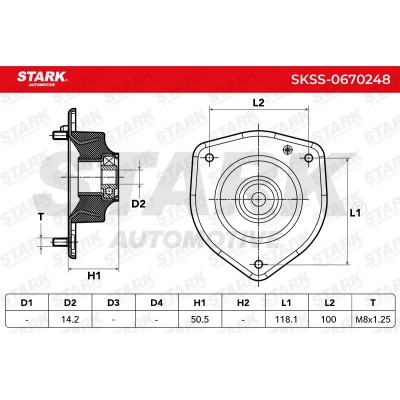 Mocowanie Amortyzatora Stark SKSS-0670248 SKSS-0670248 - foto 5