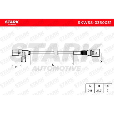 Czujnik ABS Stark SKWSS-0350031 SKWSS-0350031 - foto 4
