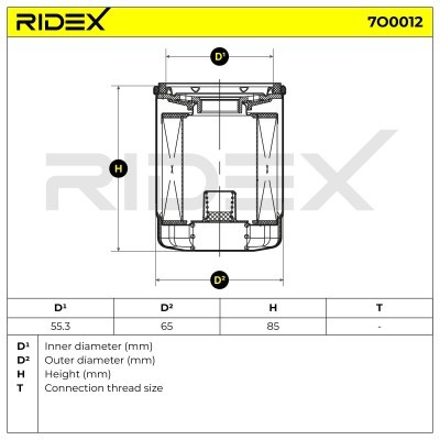 Filtr Oleju RIDEX 7O0012 7O0012 - foto 6