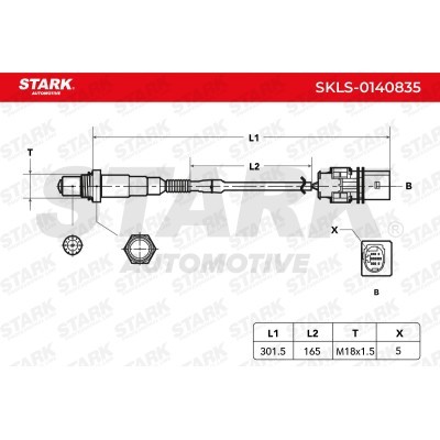 Sonda Lambda Stark SKLS-0140835 SKLS-0140835 - foto 6