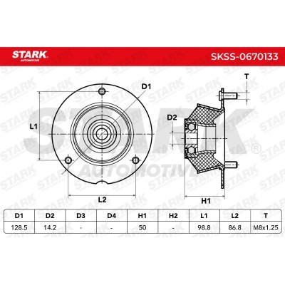 Mocowanie Amortyzatora Stark SKSS-0670133 SKSS-0670133 - foto 5