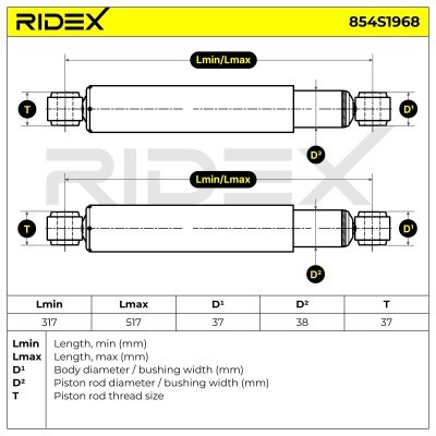 Amortyzator RIDEX 854S1968 854S1968 - foto 5