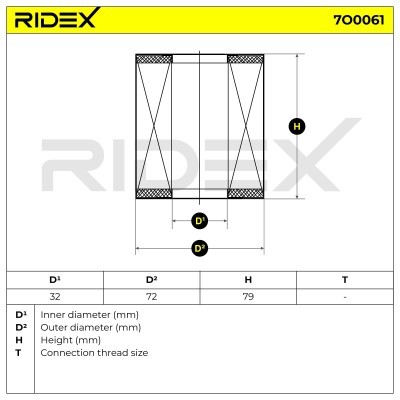 Filtr Oleju RIDEX 7O0061 7O0061 - foto 5