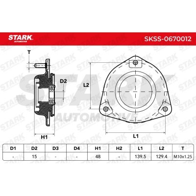 Mocowanie Amortyzatora Stark SKSS-0670012 SKSS-0670012 - foto 5