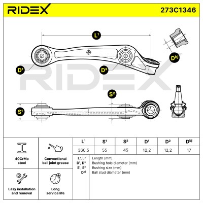 Wahacz RIDEX 273C1346 273C1346 - foto 2