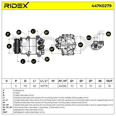 Sprężarka Klimatyzacji FORD Fiesta Mk6 Hatchback 447K0279 - foto 8